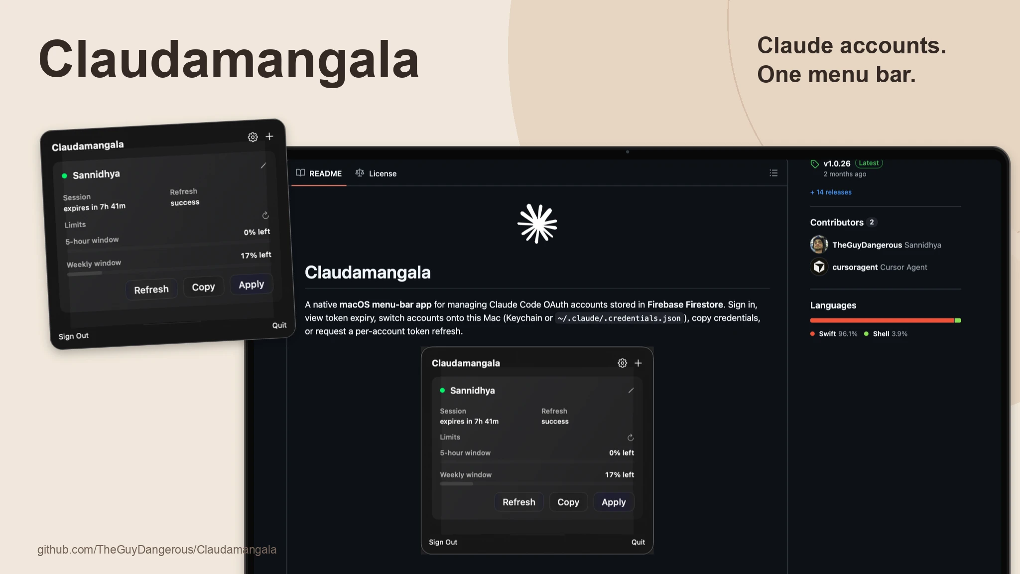Claudamangala project artwork